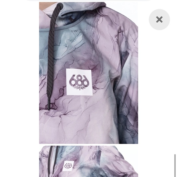 686 women’s marble anorak Jacket - Picture 7 of 8